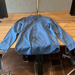 Ralph Lauren Dark Denim Button Up Casual Shirt